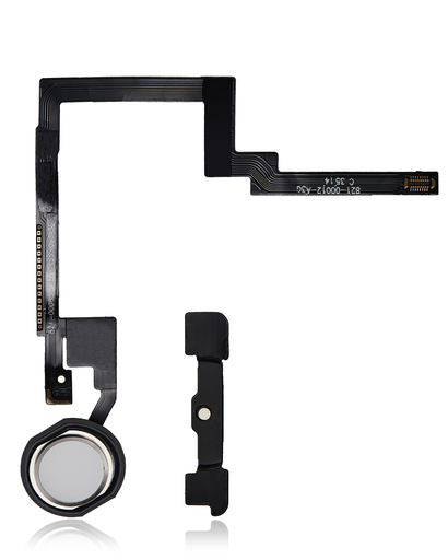 Home Button With Flex Compatible For iPad Mini 3 (White)