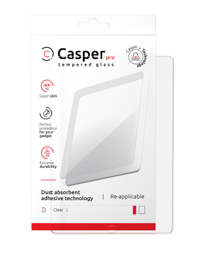 Casper Pro Tempered Glass Compatible For iPad 10 (2022) (Retail Pack) (Clear)