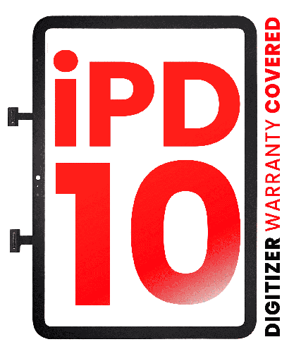 Digitizer Compatible For iPad 10 (2022) (Aftermarket Pro: XO7) (WiFi Version) (Black)
