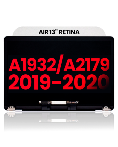Complete LCD Display Assembly Compatible For MacBook Air 13&quot; Retina (A1932 / Mid 2019) (A2179 / Early 2020) (Aftermarket Plus) (Silver)