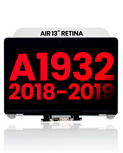 Complete LCD Display Assembly Compatible For MacBook Air 13&quot; Retina (A1932 / Late 2018 / Early 2019) (Aftermarket Plus) (Silver)