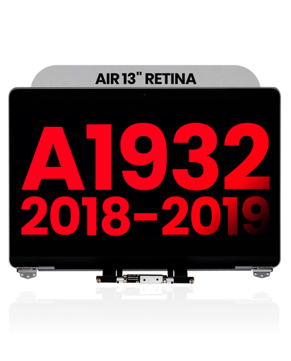 Complete LCD Display Assembly Compatible For MacBook Air 13&quot; Retina (A1932 / Late 2018 / Early 2019) (Aftermarket Plus) (Space Gray)