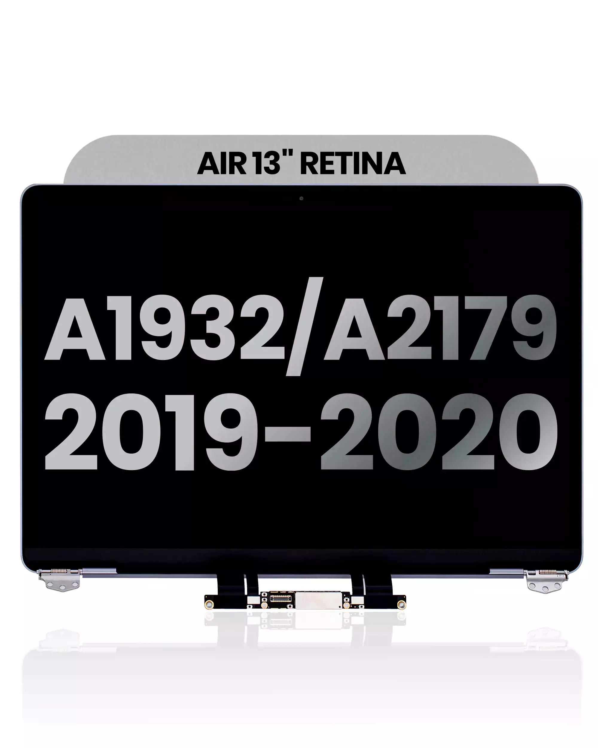 Complete LCD Display Assembly Compatible For MacBook Air 13&quot; Retina (A1932 / Mid 2019) (A2179 / Early 2020) (Used OEM Pull: Grade C) (Space Gray)