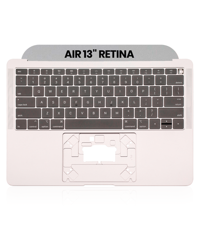 Top Case With Keyboard Compatible For MacBook Air 13&quot; Retina (A1932 / Late 2018 / Early 2019 / Mid 2019) (US English) (Used OEM Pull: Grade New) (Space Gray)