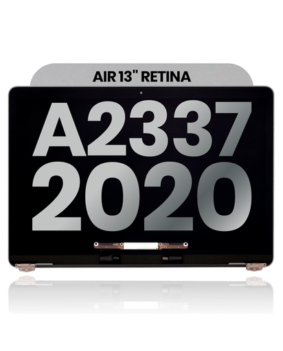 Complete LCD Display Assembly Compatible For MacBook Air 13&quot; Retina (A2337 / Late 2020) (M1) (Used OEM Pull: Grade B) (Space Gray)