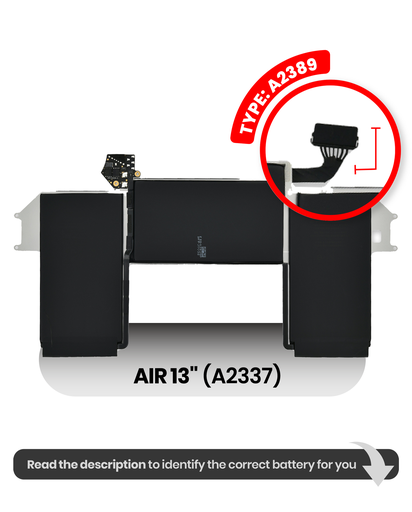 Battery (A2389) Compatible For MacBook Air 13&quot; (A2337 / 2020)