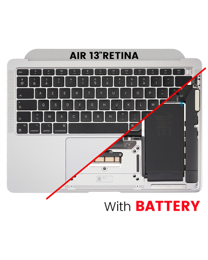 Top Case Assembly With Battery And Keyboard Compatible For MacBook Air 13&quot; Retina (A2337 / Late 2020) (Used OEM Pull: Grade A) (US Keyboard) (Space Gray)