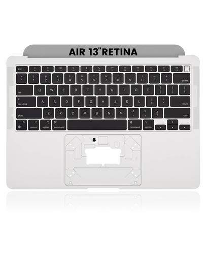 Top Case With Keyboard Compatible For MacBook Air 13&quot; Retina (A2337 / Late 2020) (Used OEM Pull: Grade A) (US Keyboard) (Silver)