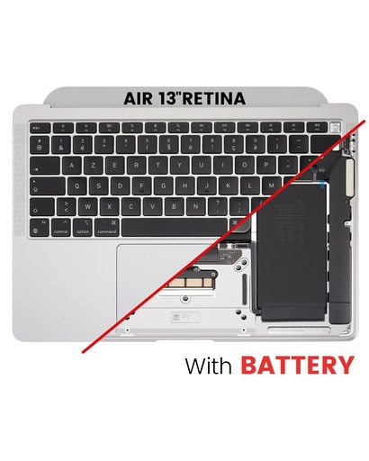 Top Case Assembly With Battery And Keyboard Compatible For MacBook Air 13&quot; Retina (A2337 / Late 2020) (Space Gray) (UK Keyboard)