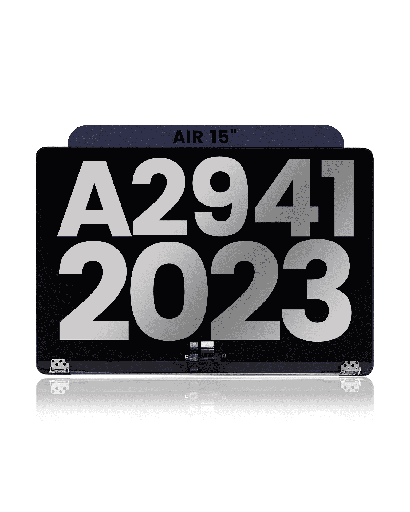 Complete LCD Display Assembly Compatible For MacBook Air 15&quot; (A2941 / Mid 2023) (Used OEM Pull: Grade B) (Midnight)
