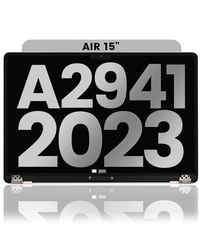 Complete LCD Display Assembly Compatible For MacBook Air 15&quot; (A2941 / Mid 2023) (Used OEM Pull: Grade A) (Starlight)