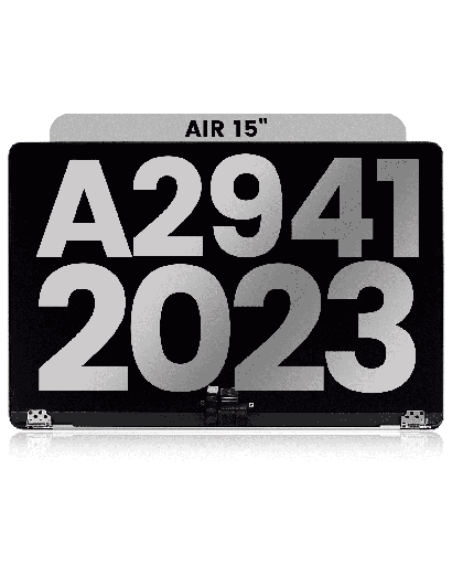 Complete LCD Display Assembly Compatible For MacBook Air 15&quot; (A2941 / Mid 2023) (Used OEM Pull: Grade A) (Space Gray)