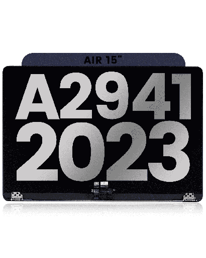 Complete LCD Display Assembly Compatible For MacBook Air 15&quot; (A2941 / Mid 2023) (Used OEM Pull: Grade A) (Midnight)