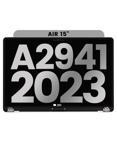 Complete LCD Display Assembly Compatible For MacBook Air 15&quot; (A2941 / Mid 2023) (Used OEM Pull: Grade A) (Silver)