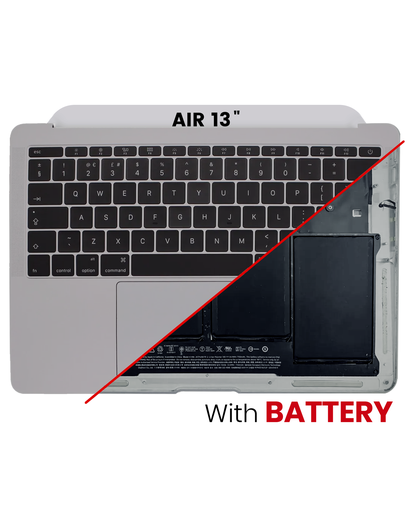 Top Case Assembly (With Battery And Keyboard) Compatible For MacBook Air 13&quot; (A1466 / Mid 2013 / Early 2014 / Early 2015 / Mid 2017) (US English) (Used OEM Pull: Grade A)