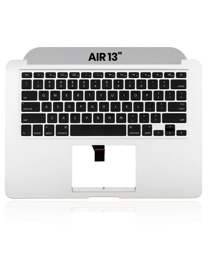 Top Case With Keyboard And Microphone Compatible For MacBook Air 13&quot; (A1466 / Mid 2013 / Early 2014 / Early 2015 / Mid 2017) (US English) (Used OEM Pull: Grade B/C)
