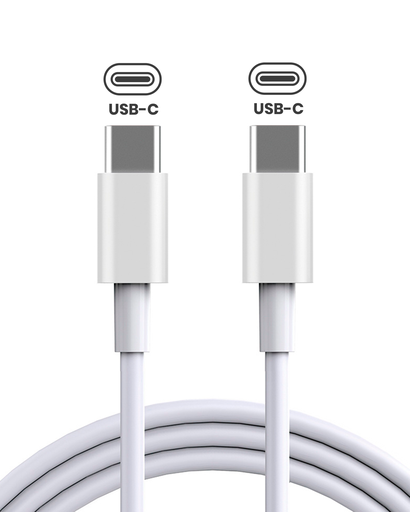 Thunderbolt 3 USB-C To USB-C Cable (3ft.) Compatible For MacBook / iMac / Mac (OEM Pull Grade: A)