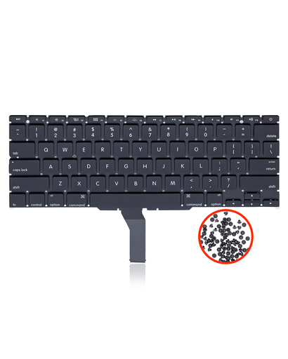 Keyboard W/ Backlight &amp; Screws (US English) Compatible For MacBook Air 11&quot; (A1465) / (A1370 / Mid 2011)