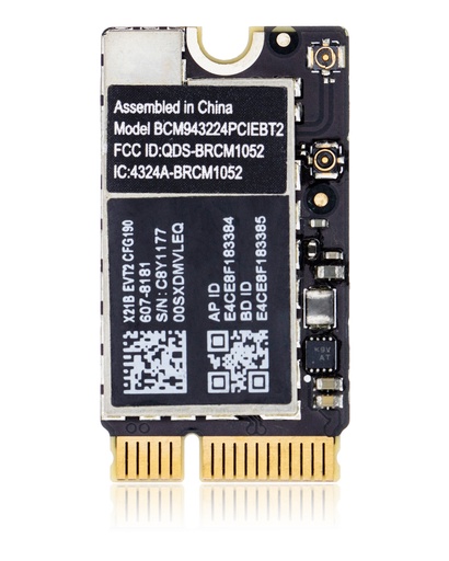 AirPort Wireless Network Card Compatible For MacBook Air 11&quot; (A1370 / Mid 2011) / Air 11&quot; (A1465 / Mid 2012) / Air 13&quot; (A1369 / Mid 2011) / Air 13&quot; (A1466 / Mid 2012)