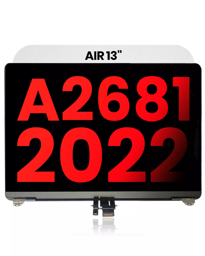 Complete LCD Display Assembly Compatible For MacBook Air 13&quot; (A2681 / Mid 2022) (Aftermarket Plus) (Silver)
