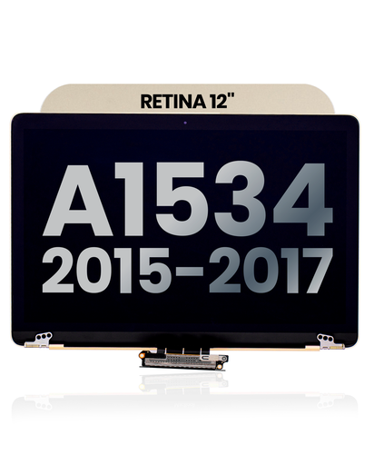 Complete LCD Display Assembly Compatible For MacBook Retina 12&quot; (A1534 / Early 2015 / Early 2016 / Mid 2017) (Used OEM Pull: Grade B) (Gold)