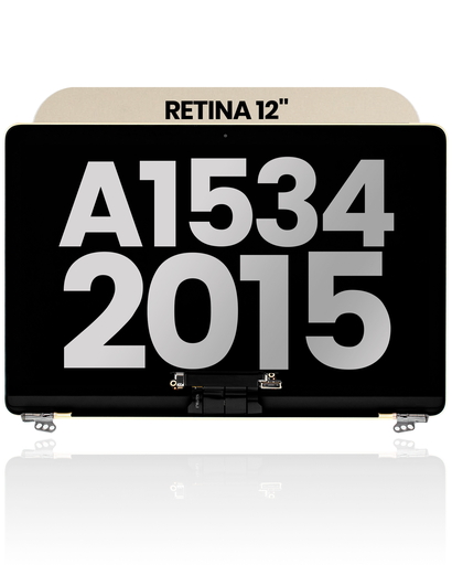 Complete LCD Display Assembly Compatible For MacBook Retina 12&quot; (A1534 / Early 2015) (Used OEM Pull: Grade B) (Gold)
