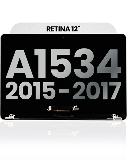Complete LCD Display Assembly Compatible For MacBook Retina 12&quot; (A1534 / Early 2015 / Early 2016 / Mid 2017) (Used OEM Pull: Grade B) (Space Gray)