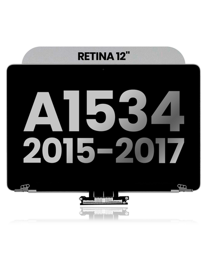 Complete LCD Display Assembly Compatible For MacBook Retina 12&quot; (A1534 / Early 2015 / Early 2016 / Mid 2017) (Used OEM Pull: Grade A) (Space Gray)