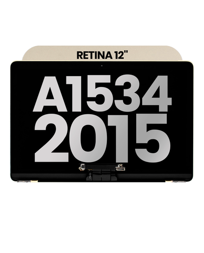 Complete LCD Display Assembly Compatible For MacBook Retina 12&quot; (A1534 / Early 2015) (Used OEM Pull: Grade A) (Gold)