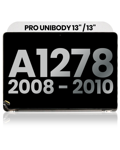 Complete LCD Display Assembly Compatible For MacBook Pro Unibody 13&quot; / MacBook 13&quot; (A1278 / Mid 2009 / Mid 2010) / (A1278 / Late 2008) (Used OEM Pull: Grade A)