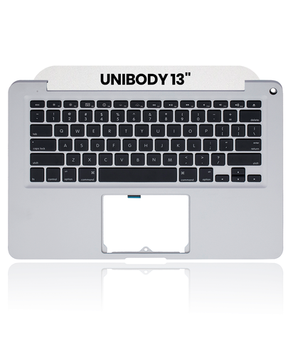 Top Case With Keyboard Compatible For MacBook Unibody 13&quot; (A1278 / Late 2008) (US English) (Used OEM Pull: Grade New)