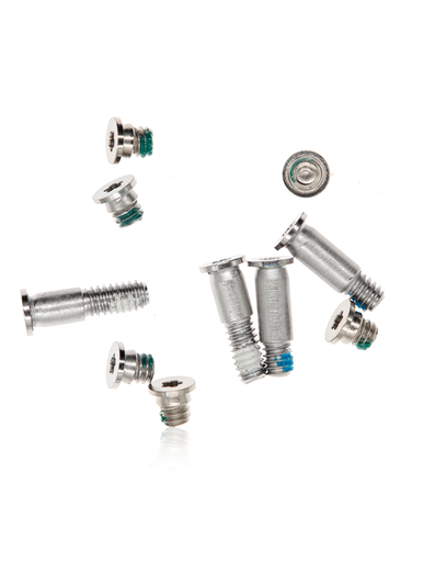 Bottom Case Screws Compatible For MacBook Air 13&quot; Retina (A1932 / Late 2018 / Early 2019 / Mid 2019 / A2179 / Early 2020 / A2337 / Late 2020) (Silver)