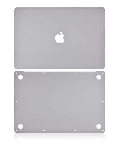 2 in 1 (Top and Bottom) Skin Compatible For MacBook Air 13&quot; Retina (A1932 / Late 2018 / Early 2019) (Space Gray)