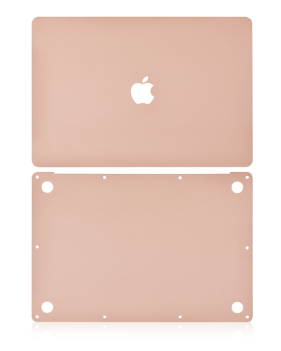 2 in 1 (Top and Bottom) Skin Compatible For MacBook Air 13&quot; Retina (A1932 / Late 2018 / Early 2019) (Rose Gold)