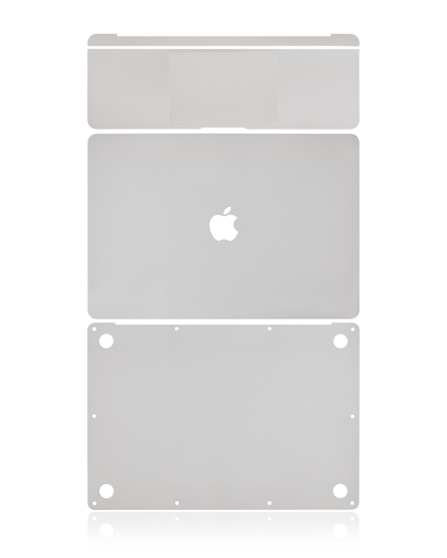 4in1 (Top, Bottom, Keyboard, Palmrest) Skin Compatible For MacBook Air 13&quot; Retina (A2179 / Early 2020) (Silver)