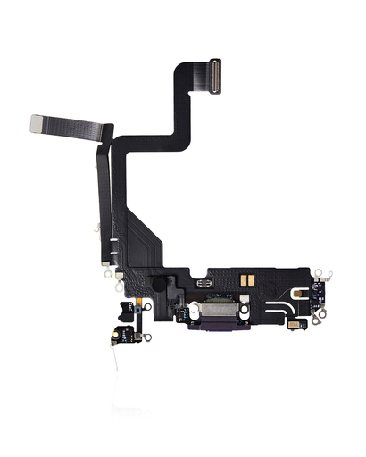 Charging Port Flex Cable Compatible For iPhone 14 Pro (Premium) (Deep Purple)