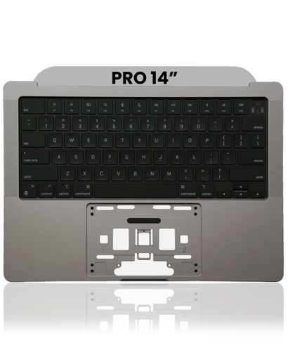 Top Case With Keyboard Compatible For MacBook Pro 14&quot; (A2442 / Late 2021) / Pro 14&quot; (A2779/ early 2023) (US Keyboard) (Space Gray)