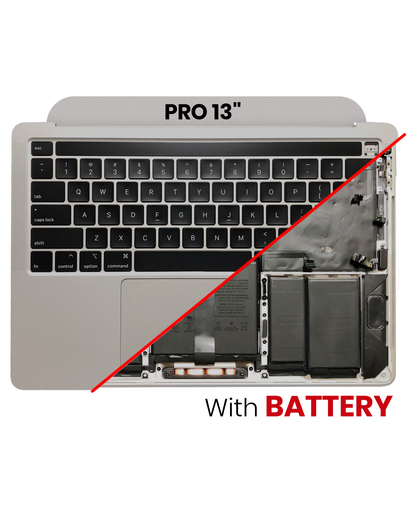 Top Case Assembly With Battery And Keyboard Compatible For MacBook Pro 14&quot; (A2442 / Late 2021) / Pro 14&quot; (A2779/ early 2023) (US Keyboard) (Space Gray)