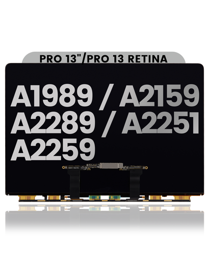 LCD Panel Only Compatible For MacBook Pro 13&quot; / Pro 13&quot; Retina (A1989 / A2159 / A2289 / A2251 / A2259) (Compatible For All Years) (Panel Only)