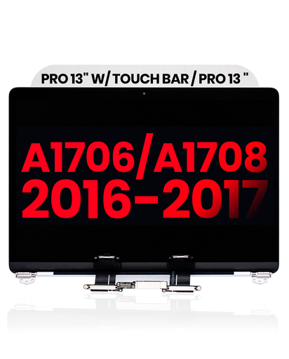 Complete LCD Display Assembly Compatible For MacBook Pro 13&quot; W/ Touch Bar / Pro 13&quot; (A1706 / A1708 / Late 2016 / Mid 2017) (Aftermarket Plus) (Silver)