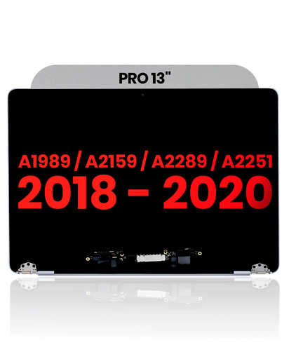 Complete LCD Display Assembly Compatible For MacBook Pro 13&quot; (A1989 / Late 2018 / Early 2019) (A2159 / Mid 2019) (A2289 / A2251 / Mid 2020) (Aftermarket Plus) (Space Gray)