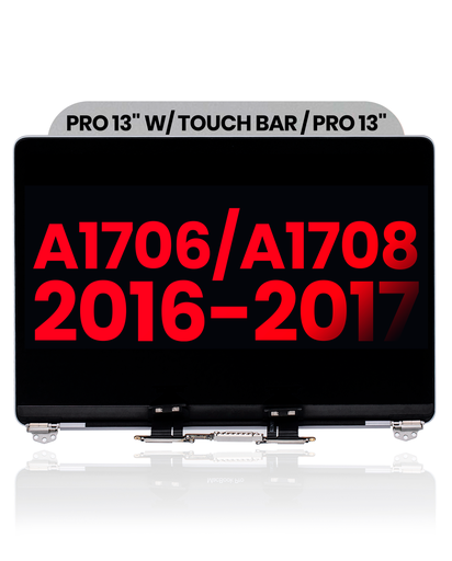 Complete LCD Display Assembly Compatible For MacBook Pro 13&quot; W/ Touch Bar / Pro 13&quot; (A1706 / A1708 / Late 2016 / Mid 2017) (Aftermarket Plus) (Space Gray)