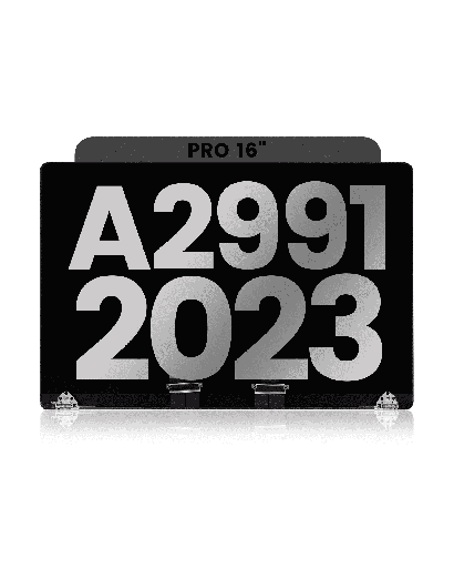 Complete LCD Display Assembly Compatible For MacBook Pro 16&quot; (A2991 / Late 2023) (Used OEM Pull: Grade A) (Space Black)