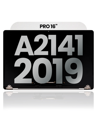 Complete LCD Display Assembly Compatible For MacBook Pro 16&quot; (A2141 / Mid 2019) (Used OEM Pull: Grade A) (Silver)