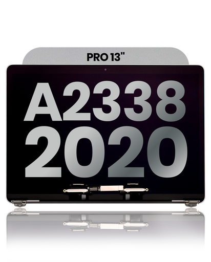 Complete LCD Display Assembly Compatible For MacBook Pro 13&quot; (A2338 / Late 2020) (M1) (Used OEM Pull: Grade B) (Space Gray)
