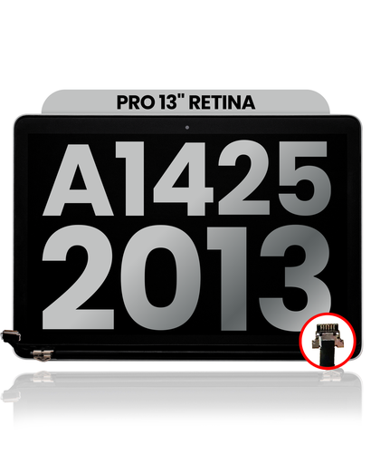 Complete LCD Display Assembly Compatible For MacBook Pro 13&quot; Retina (A1425 / Early 2013) (Used OEM Pull: Grade A)