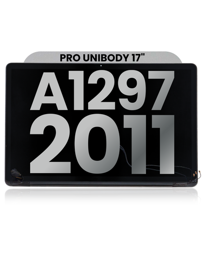 Complete LCD Display Assembly Compatible For (Anti-Glare) MacBook Pro Unibody 17&quot; (A1297 / Early 2011 / Late 2011) (Used OEM Pull: Grade A)