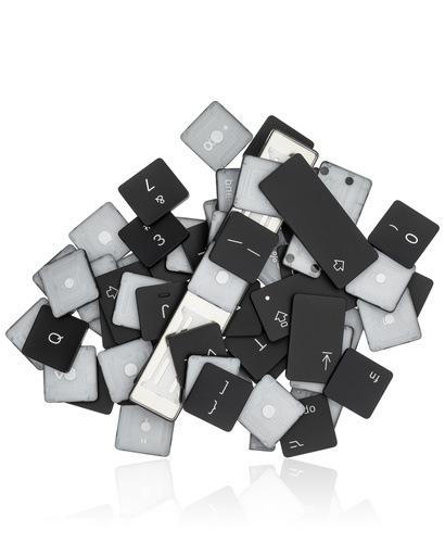 Keycap Compatible For MacBook Pro Unibody 13&quot; / 15&quot; / 17&quot; (A1286 / A1278 / A1297 / Early 2019 / Mid 2009 / Mid 2010 / Early 2011 / Late 2011 / Mid 2012) (US) (DARFON)