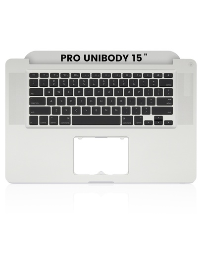 Top Case With Keyboard Compatible For MacBook Pro Unibody 15&quot; (A1286 / Mid 2010 / Early 2011 / Late 2011 / Mid 2012) (US English) (Used OEM Pull: Grade New)