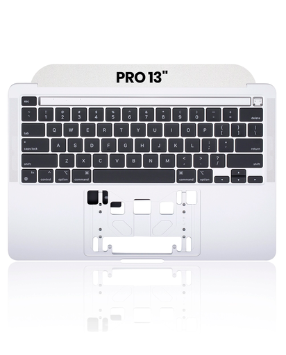 Top Case With Keyboard Compatible For MacBook Pro 13&quot; (A2338 / Late 2020) (US English) (Silver)